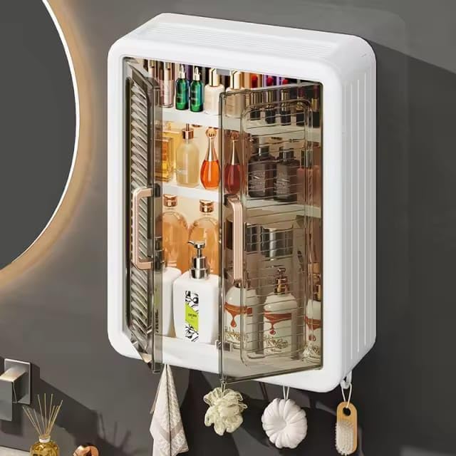 3 Layer Self-Adhesive No-Drill Storage Cabinet
